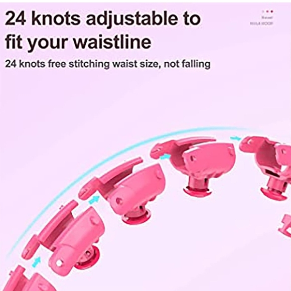 Weighted Smart Hula Hoop 2 in 1 for Abdomen Fitness and Weight Loss - Picture 6 of 10